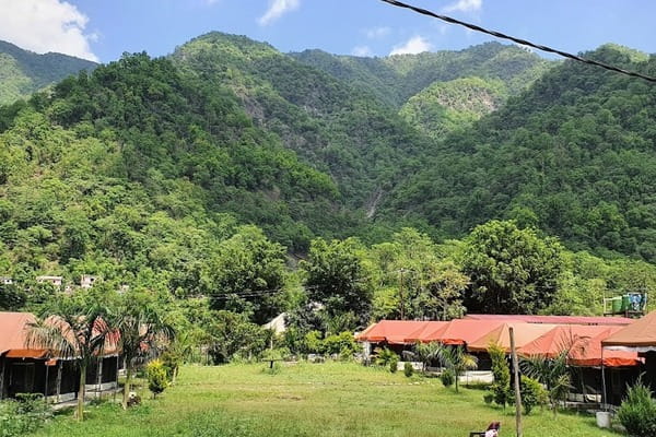 Camping Near Small River